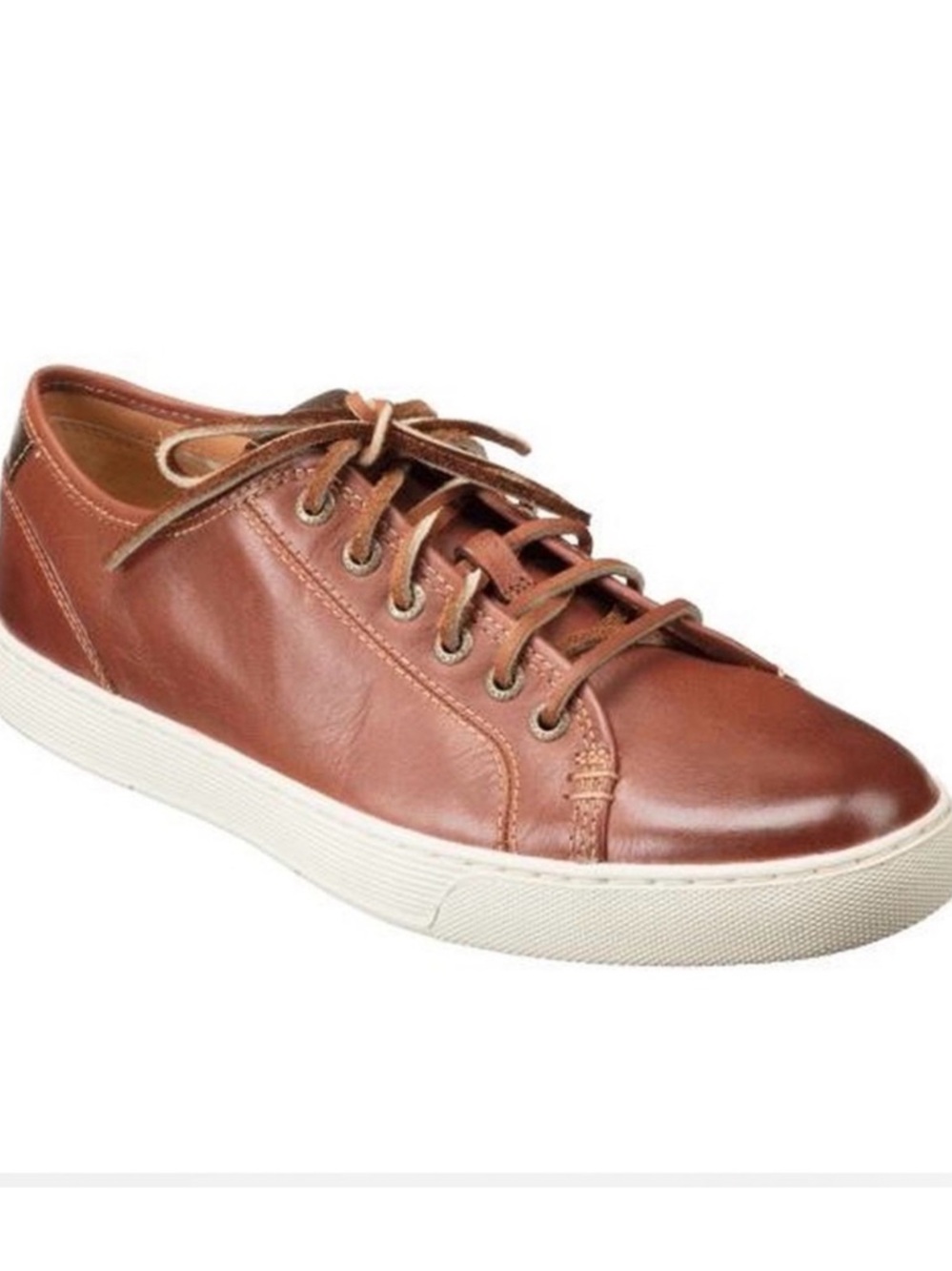 Men's Brown Leather Sneakers